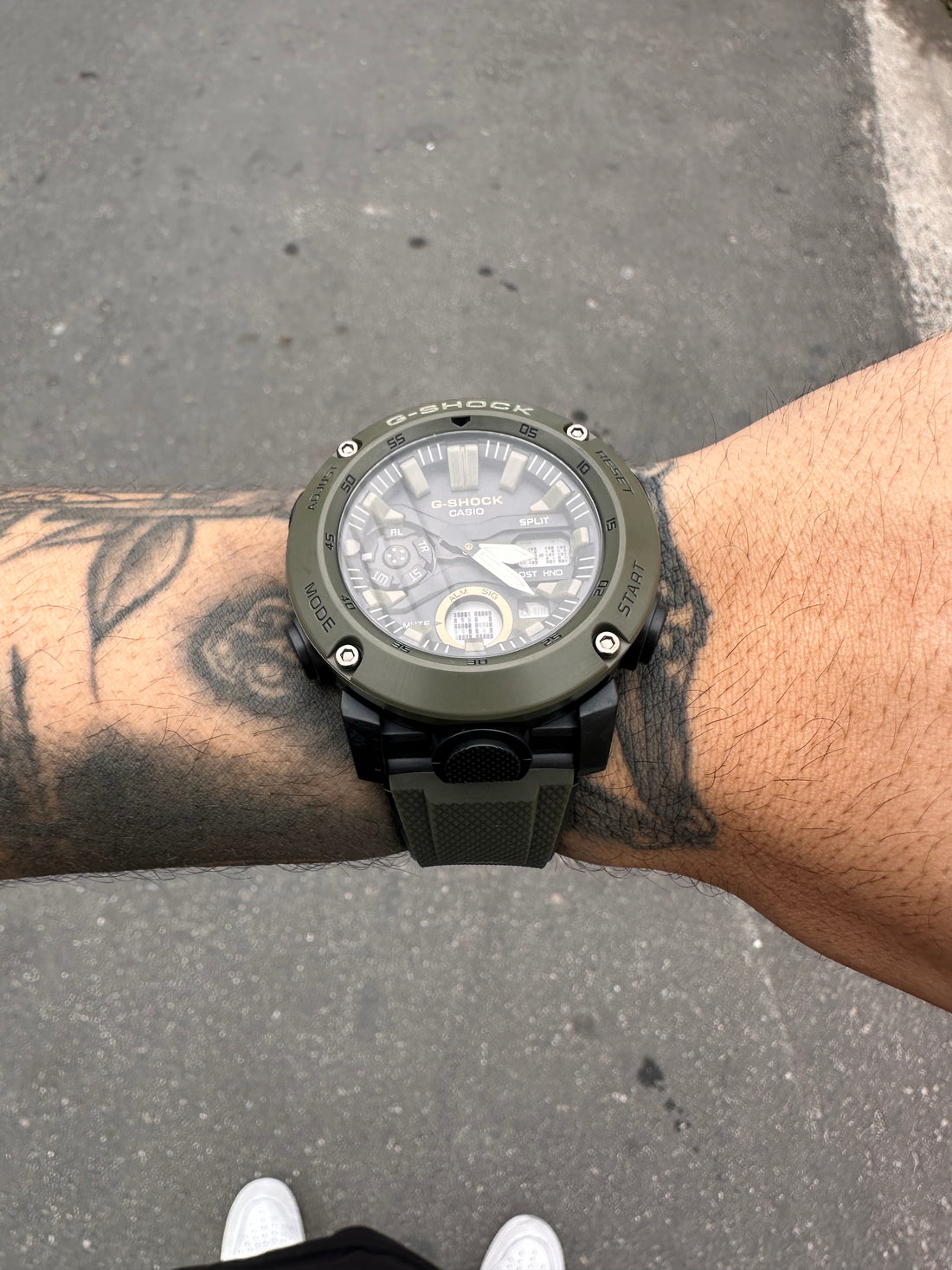 G-SHOCK GA-2000 VERDE MILITAR