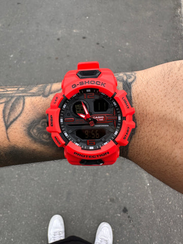 G-SHOCK GBA-900 TRANSFORMERS VERMELHO