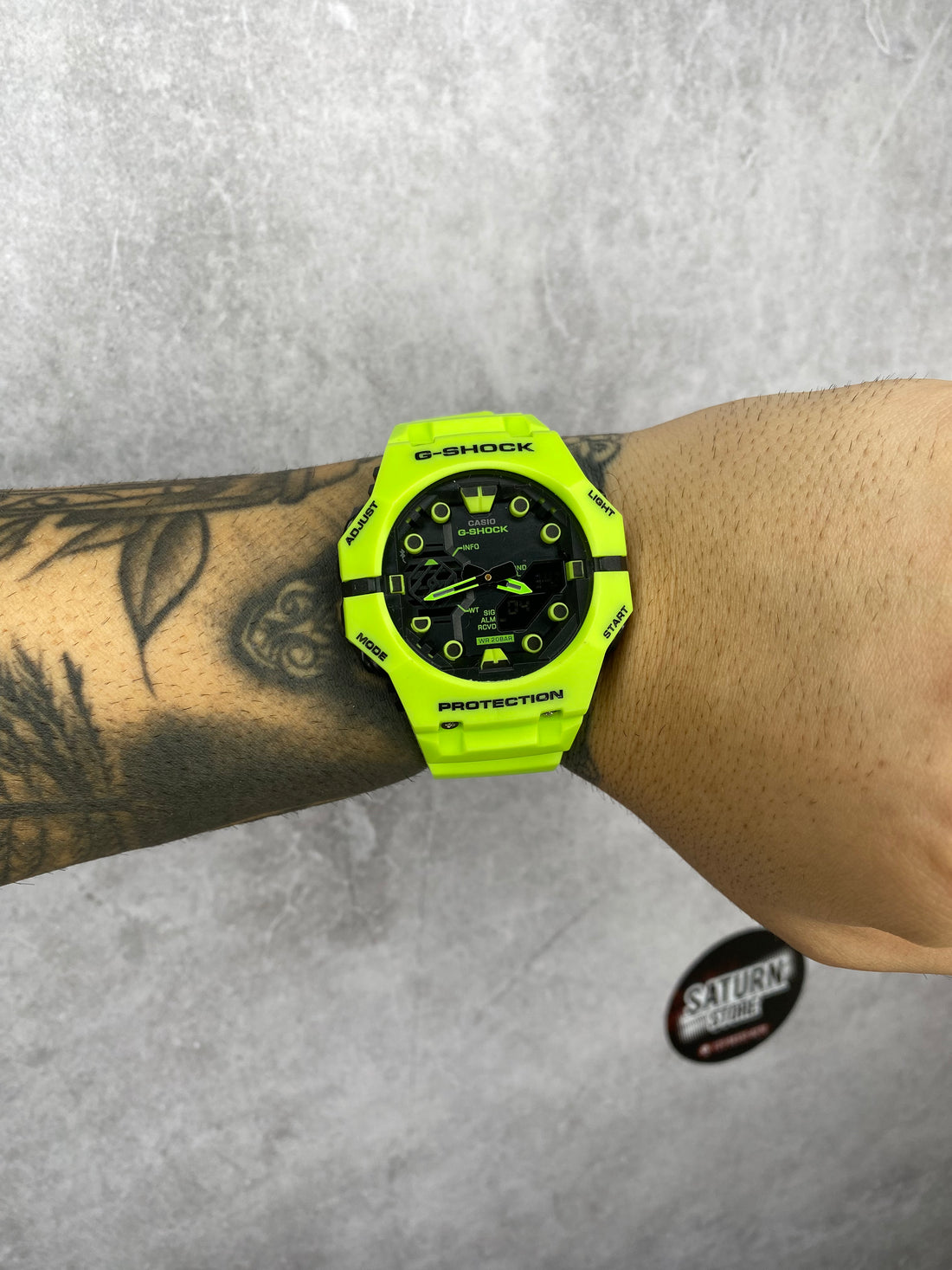 G-SHOCK GA-B001 VERDE NEON