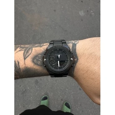 G-SHOCK GST STEEL PRETO