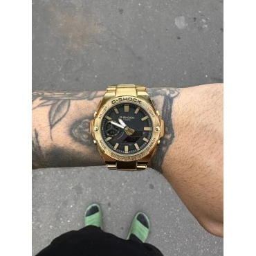 G-SHOCK GST STEEL DOURADO