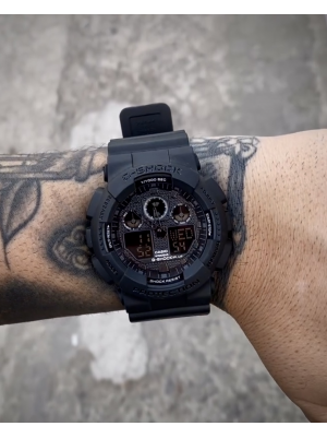G-SHOCK GA-100 PRETO