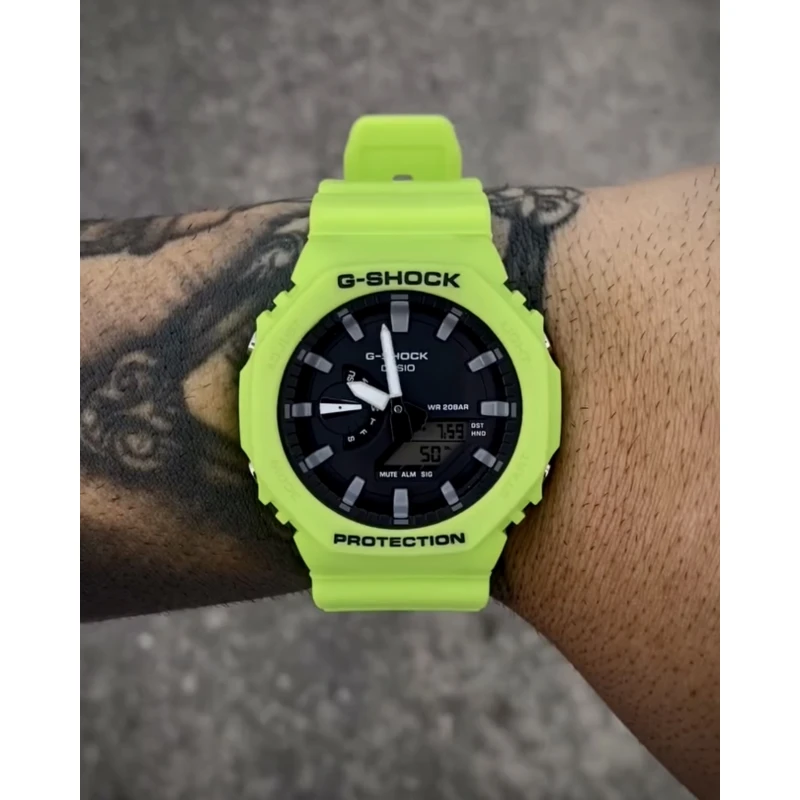 G-SHOCK GA-2100 VERDE NEON